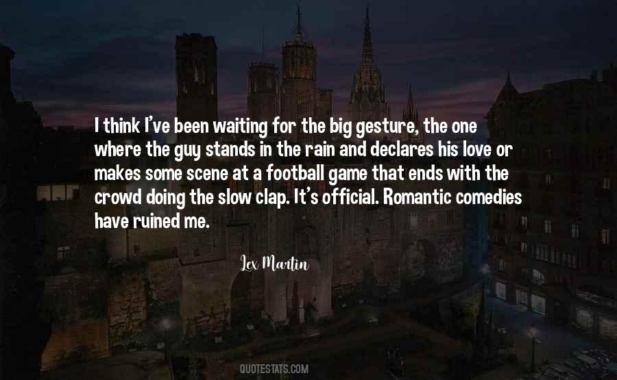 Romantic Game Quotes #5364