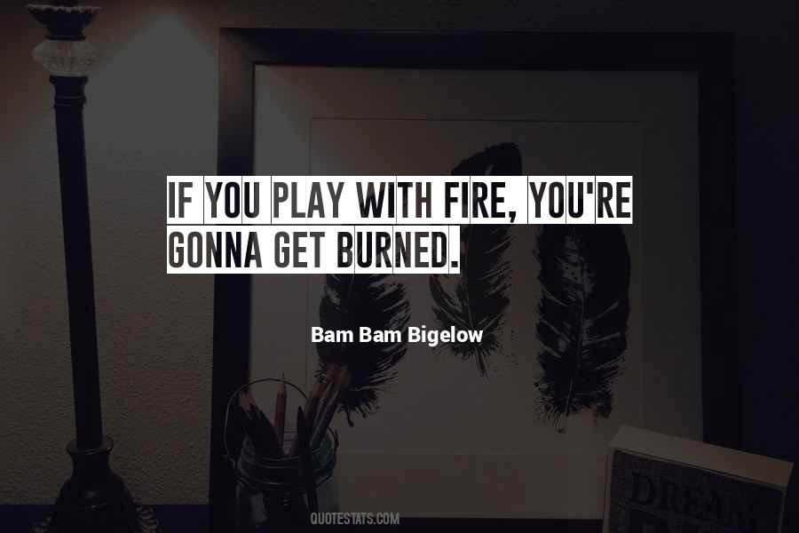 Do Not Play With Fire Quotes #382580