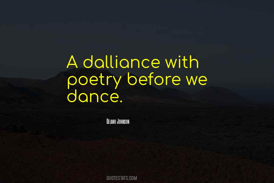 Dance Poetry Quotes #1462282