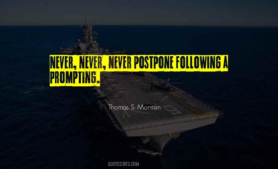 Do Not Postpone Quotes #458396