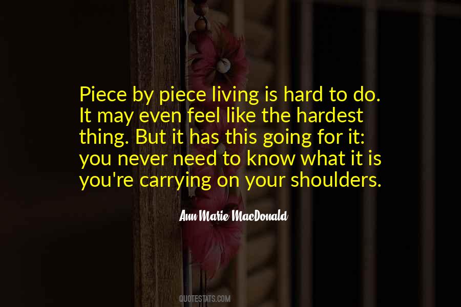 Living Hard Quotes #102298