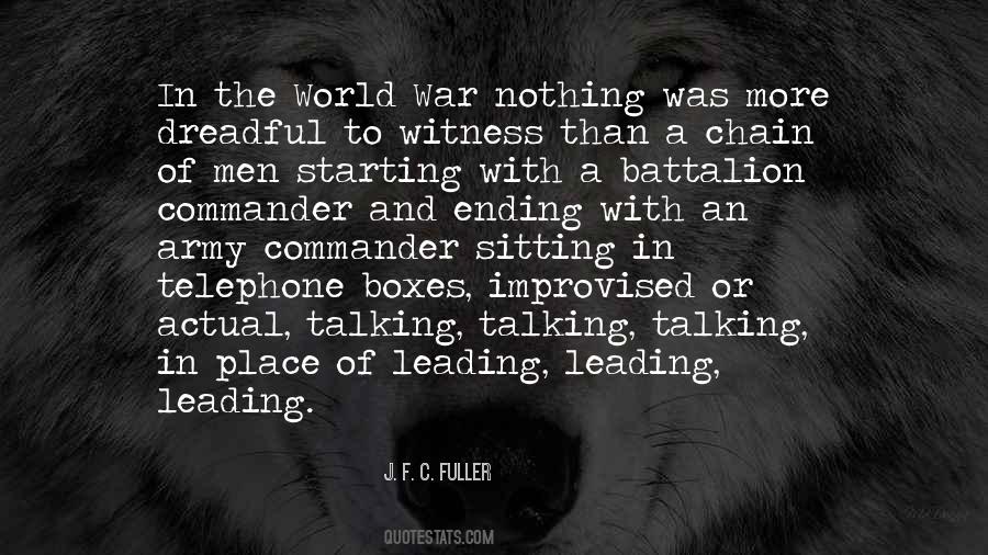 Quotes About Starting War #1714824