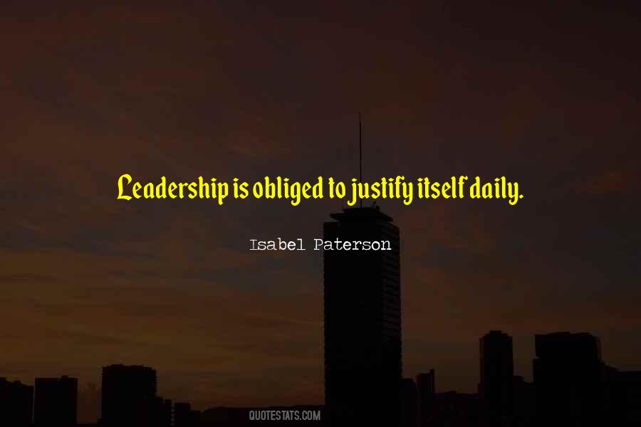 Leadership Daily Quotes #1576759