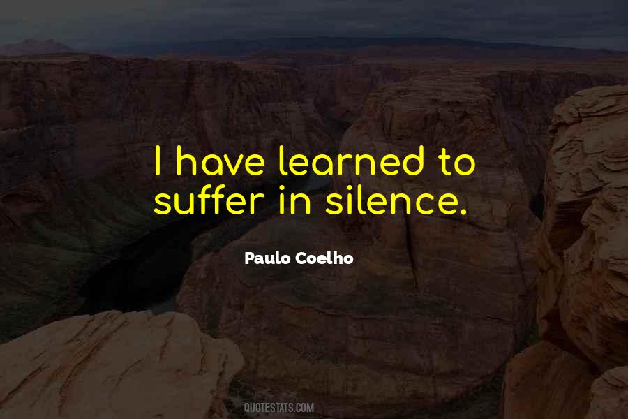 Do Not Suffer In Silence Quotes #530804