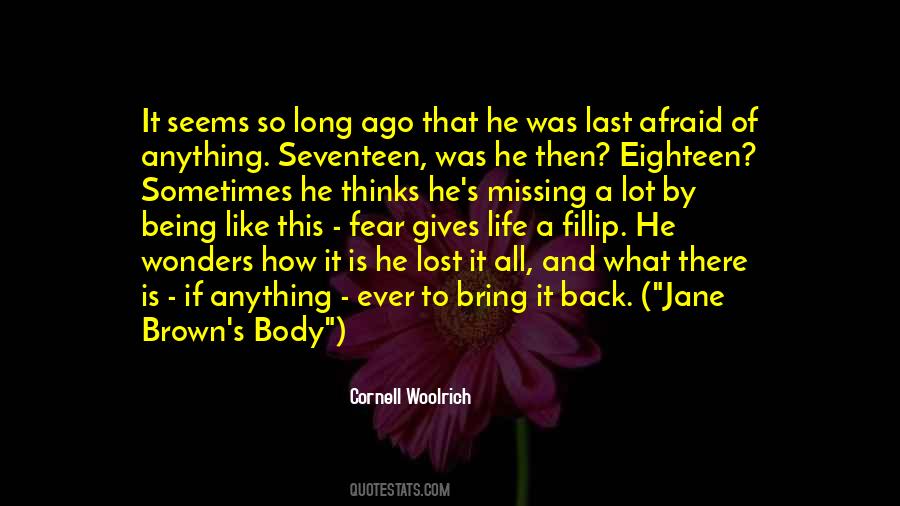 Missing U A Lot Quotes #357639