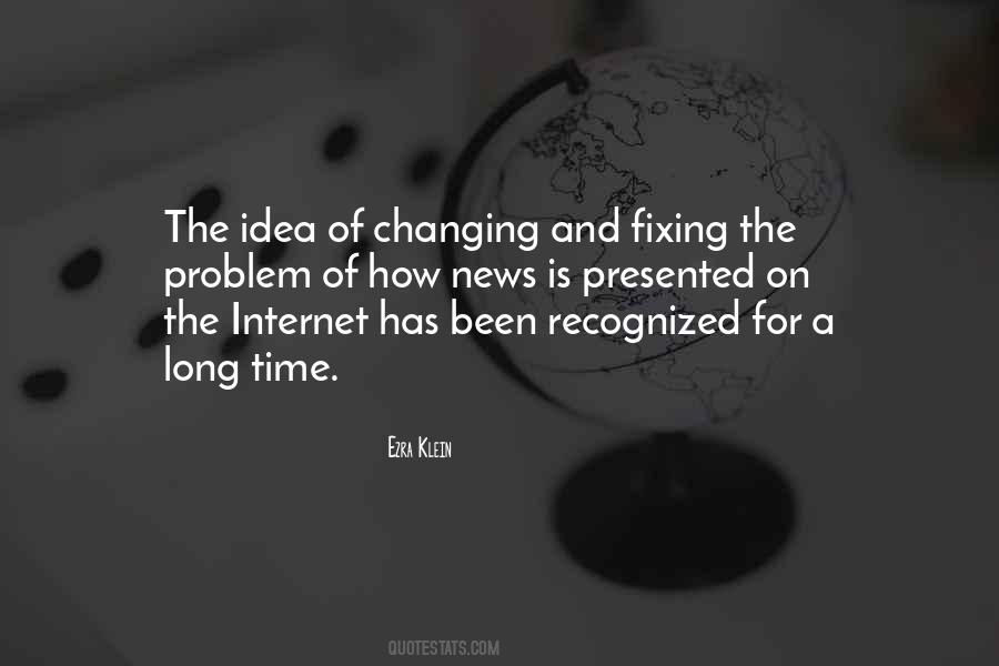 Fixing The Problem Quotes #396958