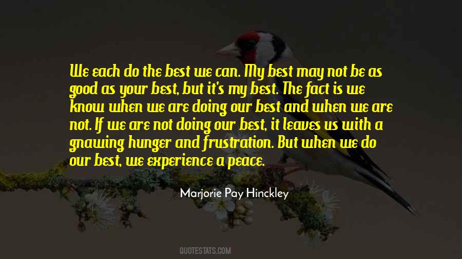 Do Our Best Quotes #1598576