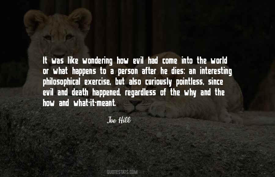 You Are An Evil Person Quotes #1879276