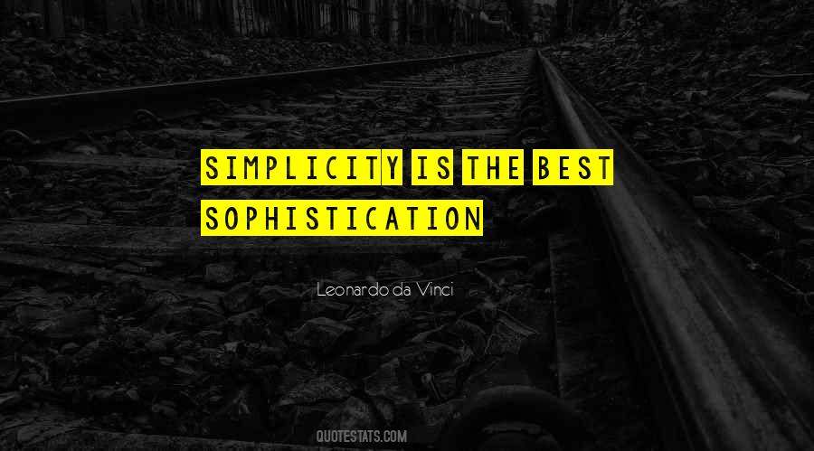 Best Simplicity Quotes #1372211
