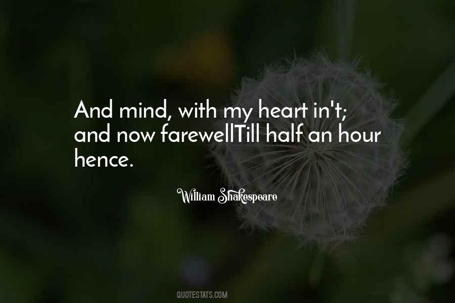 My Heart And My Mind Quotes #371997