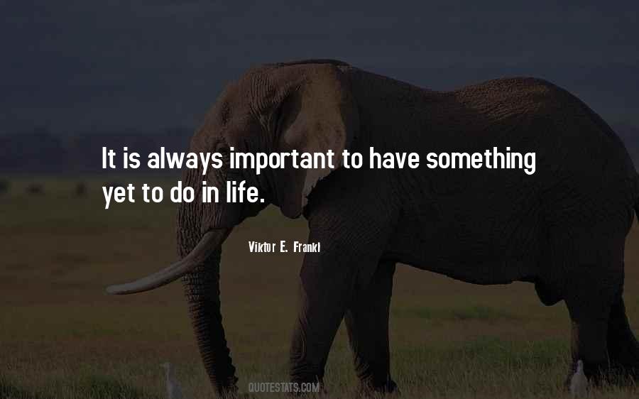 Do Something Important Quotes #506762