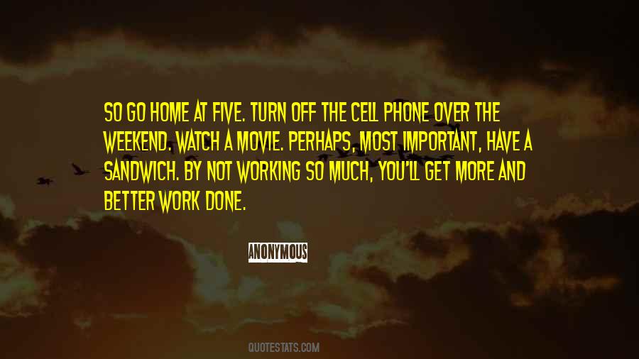 Working Out On The Weekend Quotes #1688990