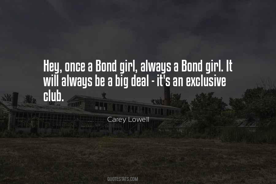 Best Bond Girl Quotes #1630018