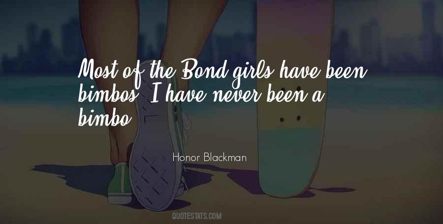 Best Bond Girl Quotes #1811342