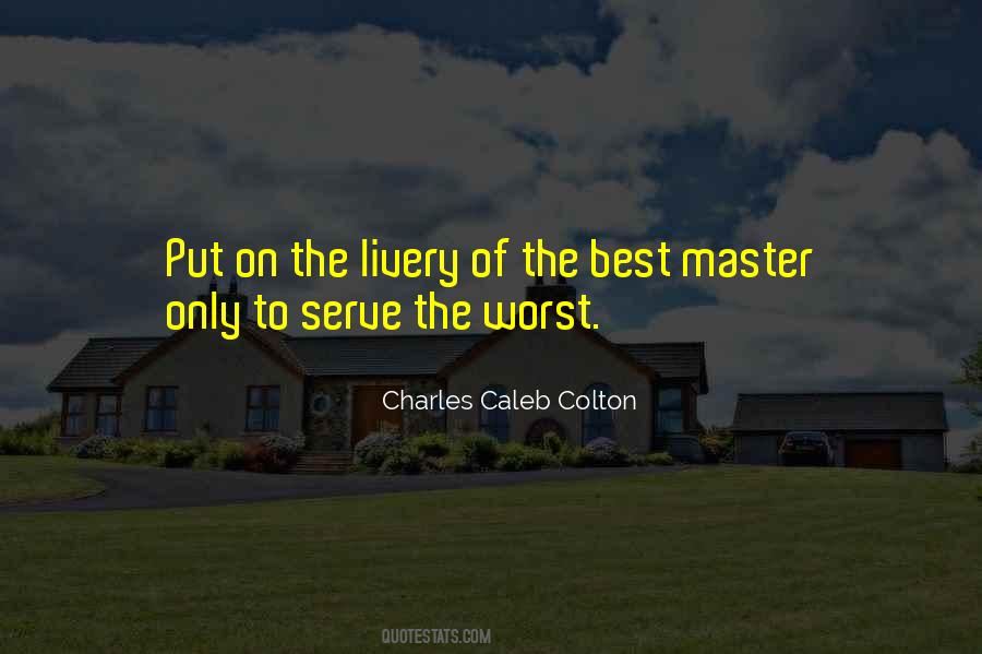 What Master Do You Serve Quotes #1727318