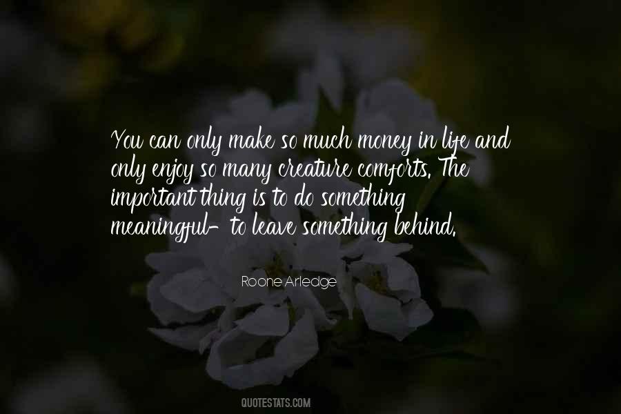 Do Something Meaningful Quotes #166147