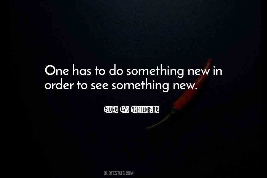 Do Something New Quotes #866031