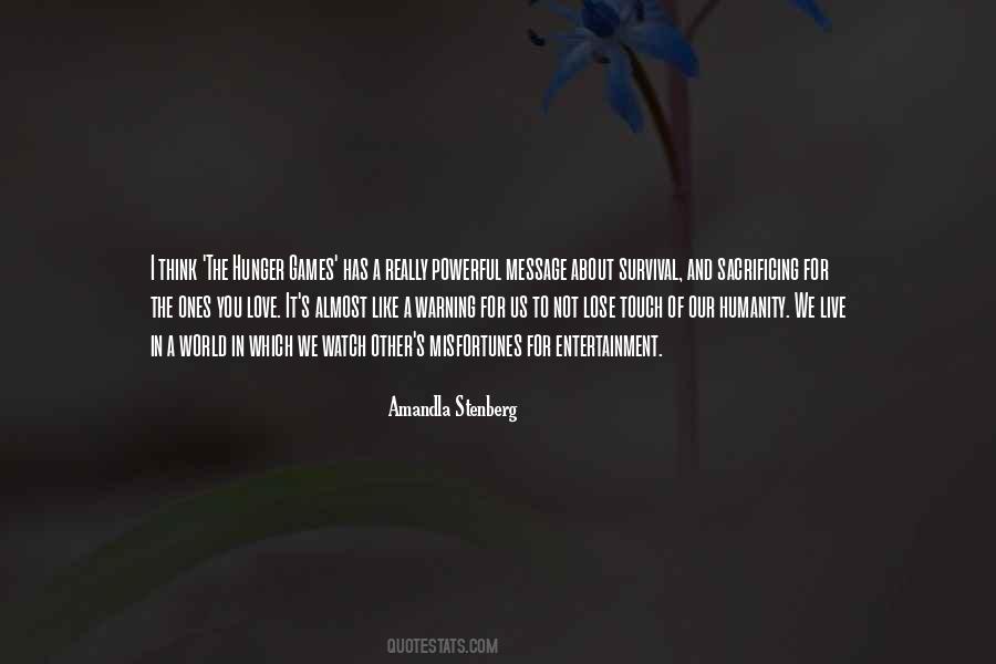 Quotes About Survival In Hunger Games #1799853