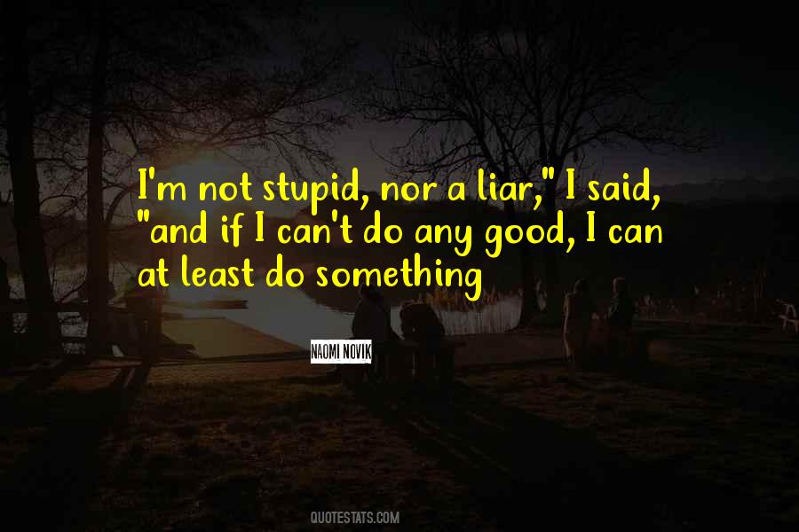 Do Something Stupid Quotes #166145