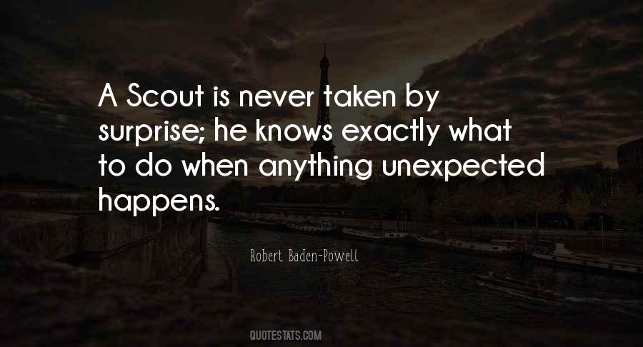 Do Something Unexpected Quotes #28021