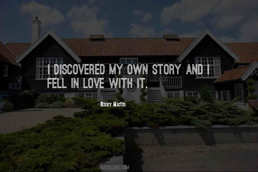 Own Story Quotes #1779561