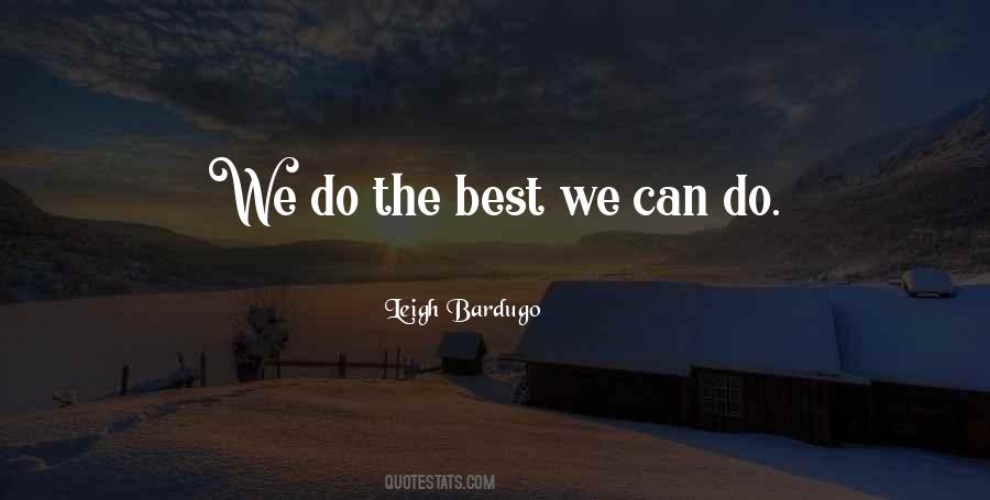 Do The Best Quotes #1289503