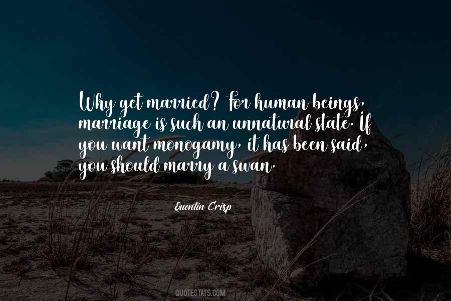 Why Get Married Quotes #749915