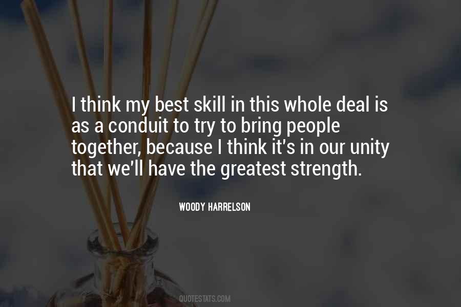 Unity Strength Quotes #275964