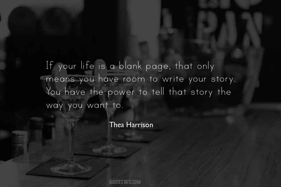 Story Life Quotes #42332