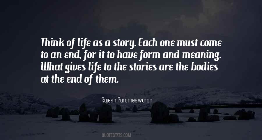 Story Life Quotes #48556