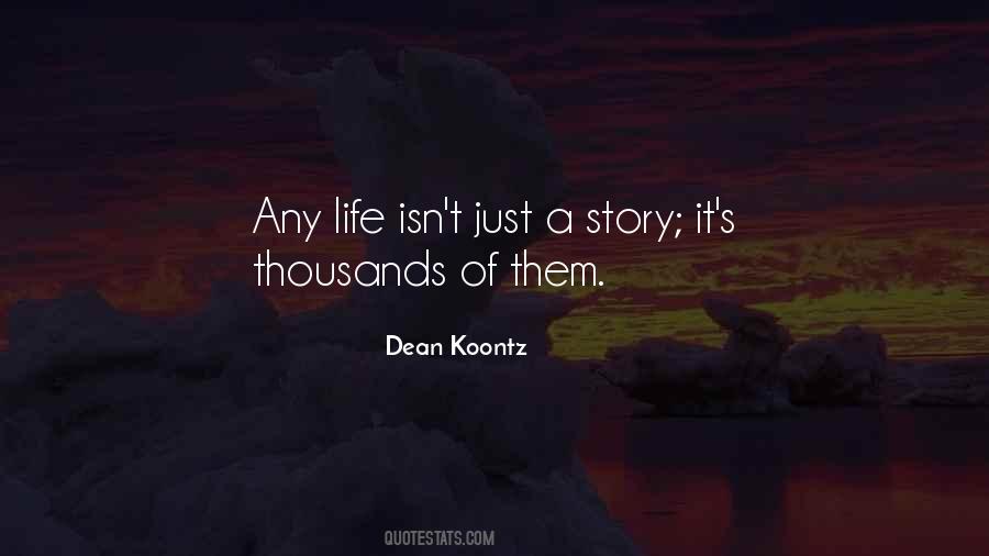 Story Life Quotes #60324