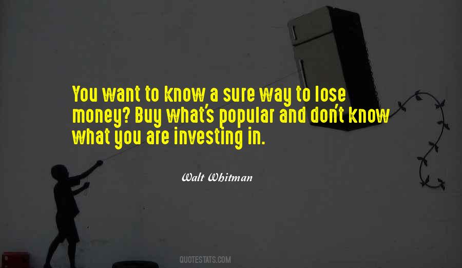 Quotes About Investing Money #36184
