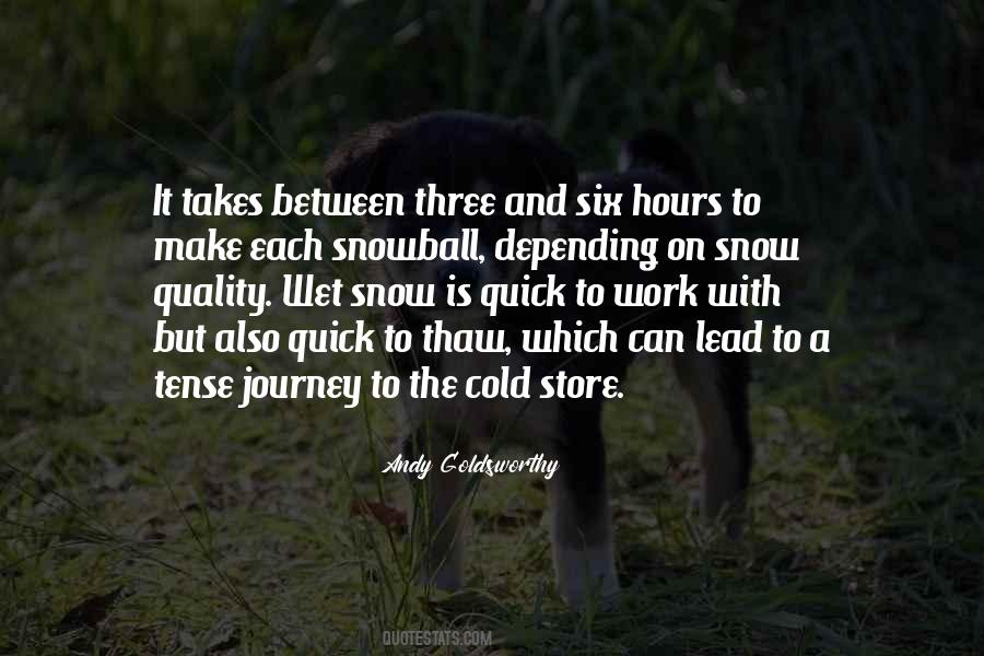 With The Snow Quotes #326865