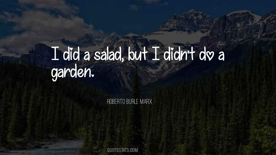 Garden Salad Quotes #1700734