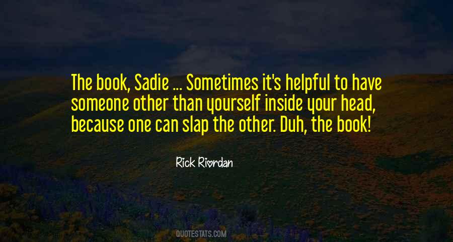 Best Rick Riordan Book Quotes #1324657