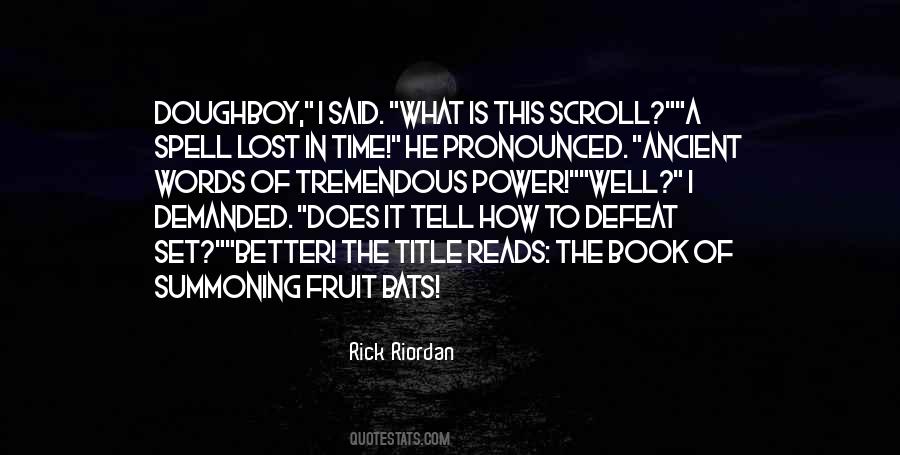 Best Rick Riordan Book Quotes #1683878