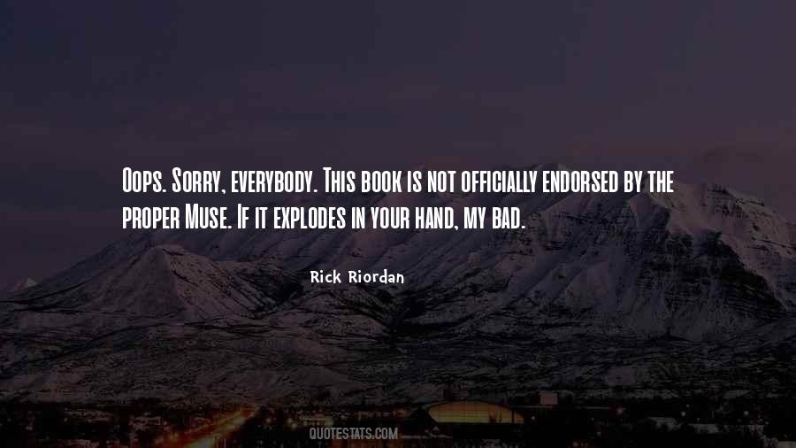 Best Rick Riordan Book Quotes #818978