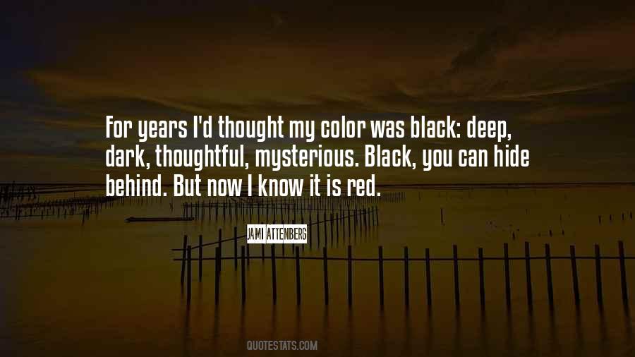 Dark Color Quotes #480404