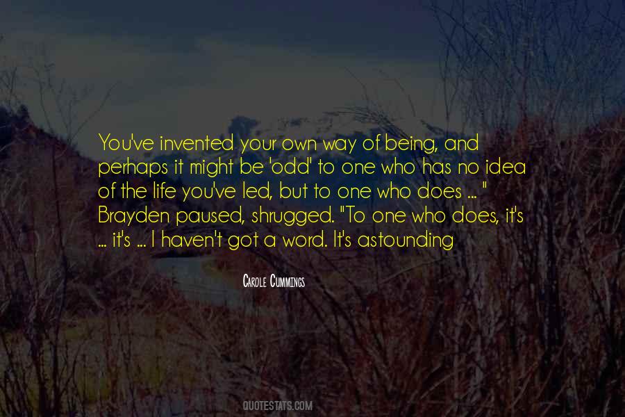 Be The Odd One Quotes #331327