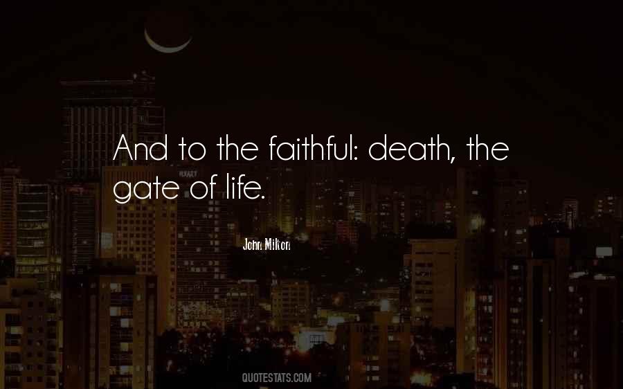 Faithful Life Quotes #103665