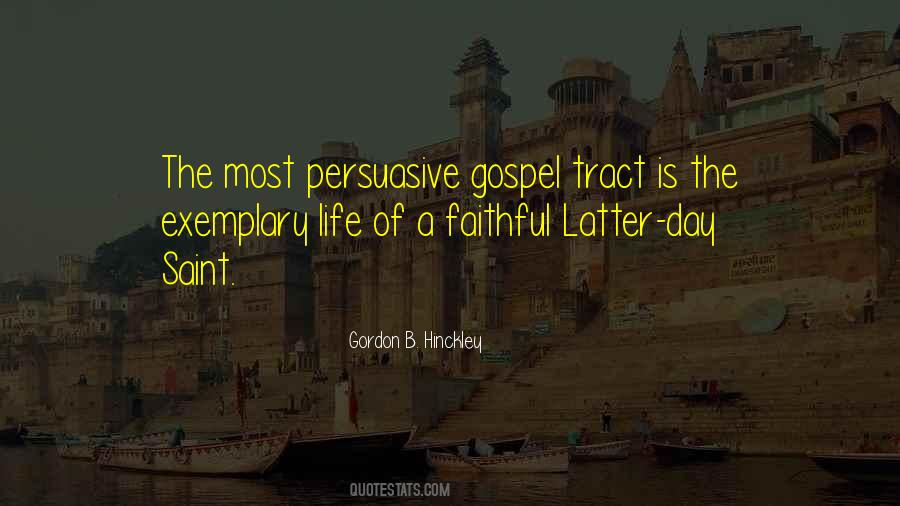 Faithful Life Quotes #1692650