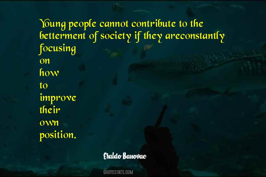 Society Contribute Quotes #355889