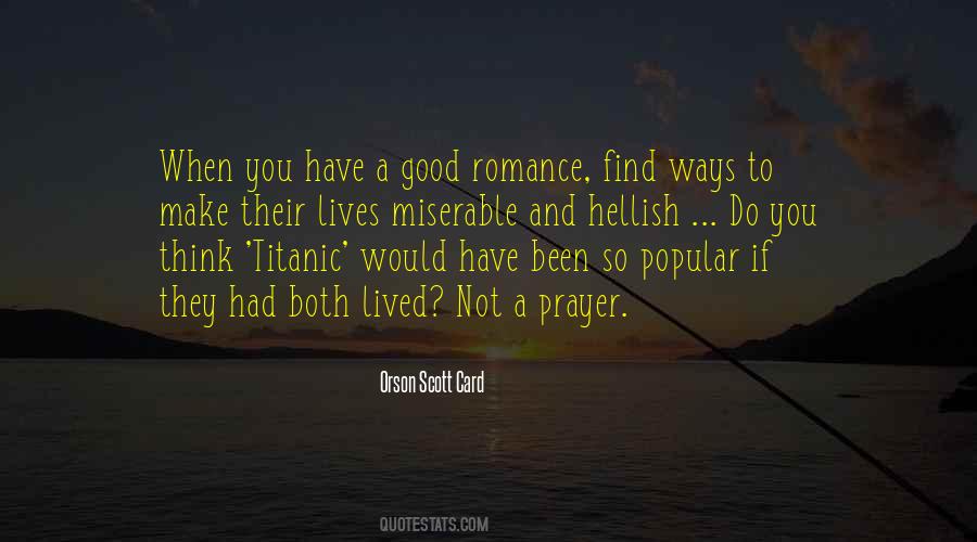 Good Romance Quotes #1277971
