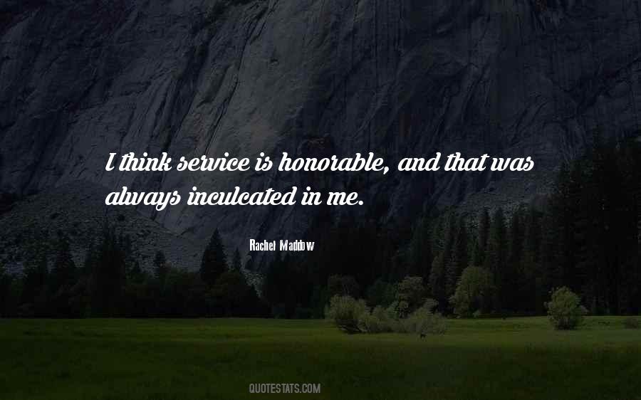 Honorable Service Quotes #399678