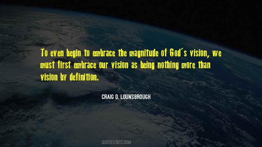 The First Vision Quotes #1579603