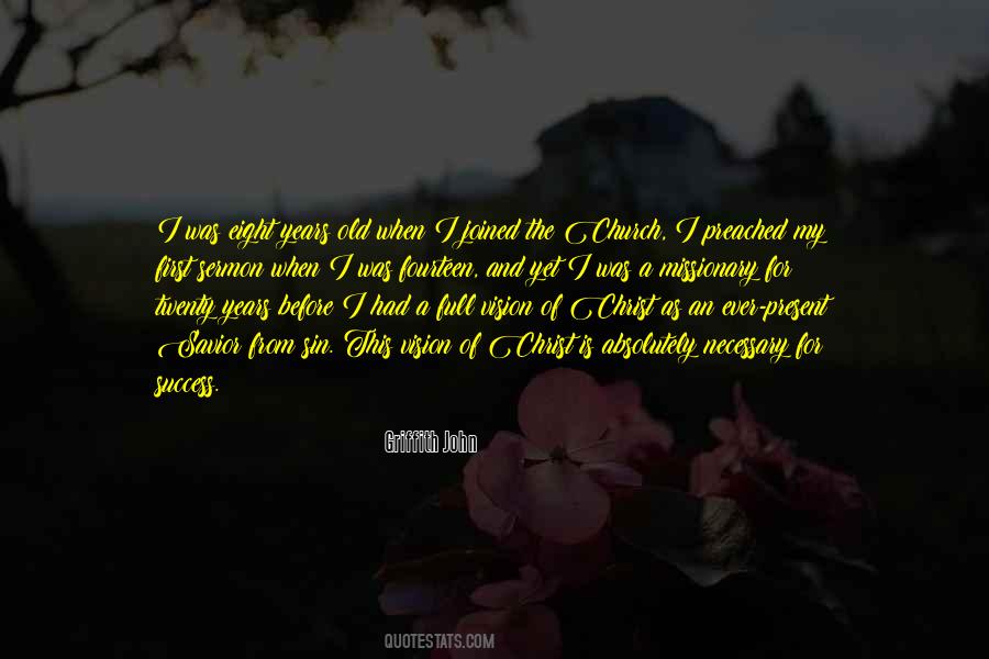 The First Vision Quotes #876841