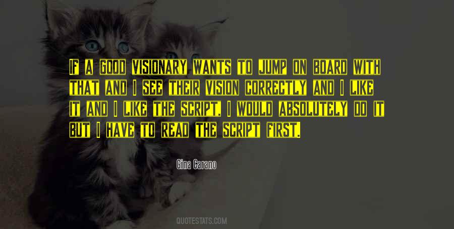 The First Vision Quotes #877455