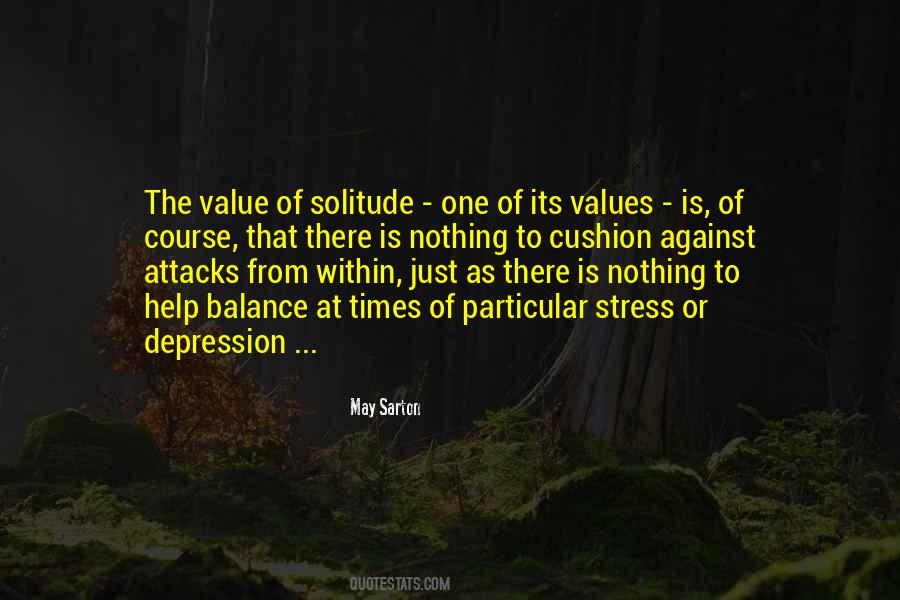 Depression Stress Quotes #449356