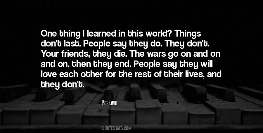 Quotes About Friends In The End #352925