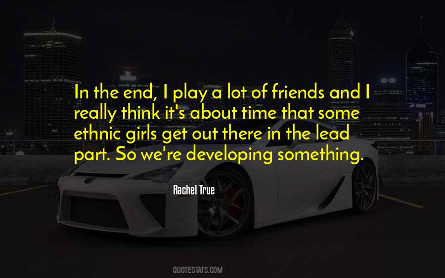 Quotes About Friends In The End #682310